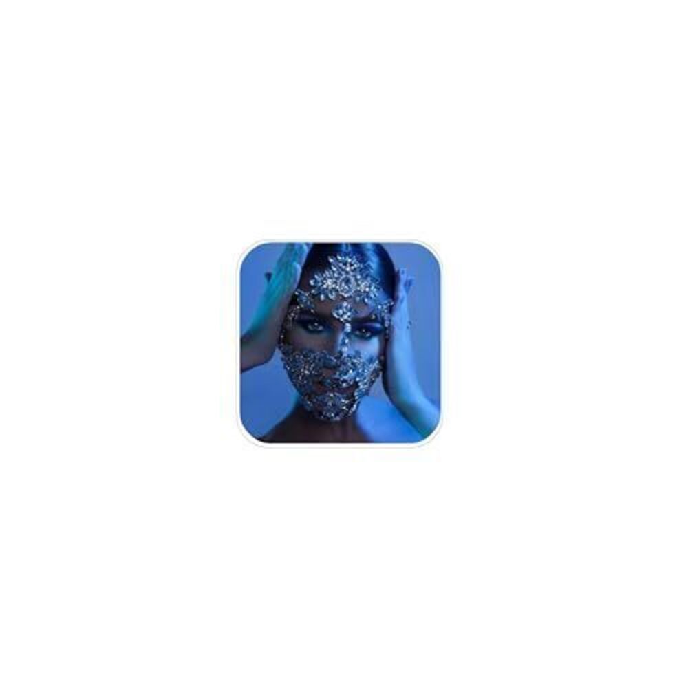 2397 Rhinestone Masquerade Mask Full Face Jewelry Mardi Gras Mask Crystal